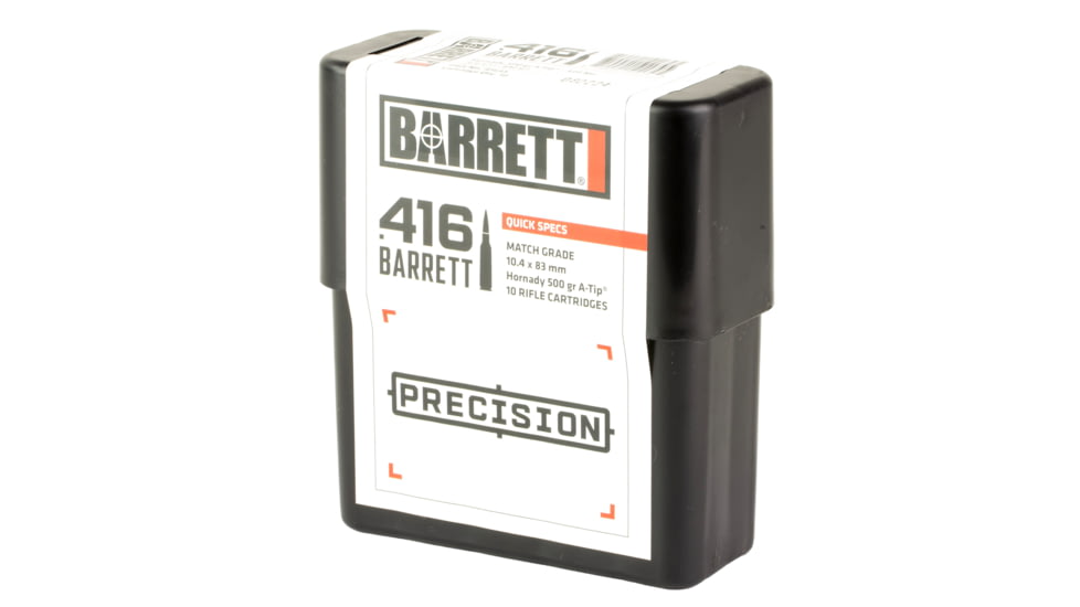 Barrett .416 Barrett 500 Grain AeroTip Rifle Ammo, 10 Rounds, 41633