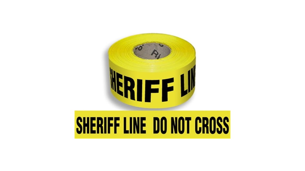 Barricade Tape YLW Sheriff