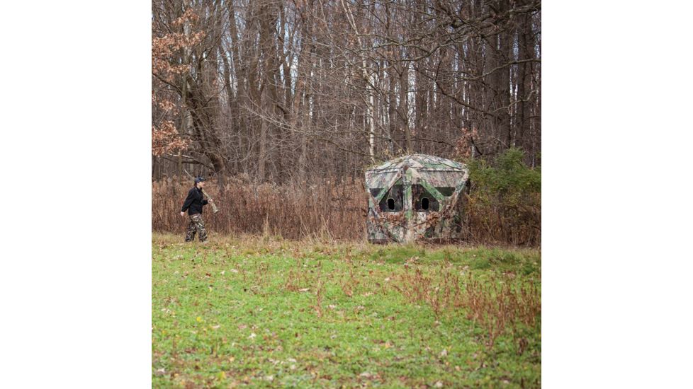 Barronett Blinds Big Ox Hub Blind, Backwoods Camo, BX350BW