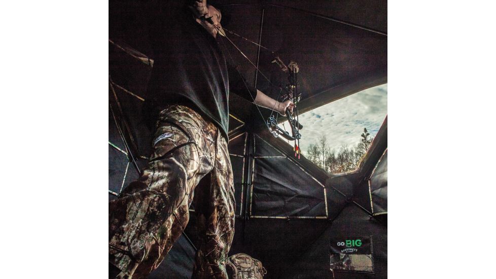 Barronett Blinds Big Ox Hub Blind, Backwoods Camo, BX350BW