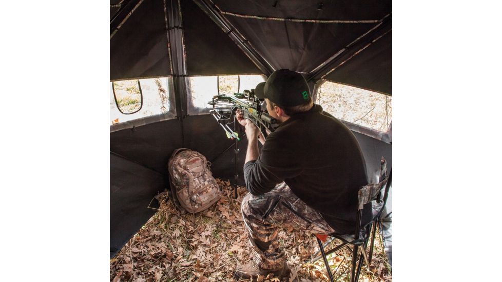Barronett Blinds Big Ox Hub Blind, Backwoods Camo, BX350BW