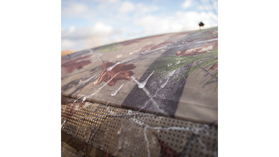 Barronett Blinds Insight, See-Through Hunting Blind, View-Through Fabric, Silent Shooting Windows, Bloodtrail Backwoods, 68in x 71in x 71in, Bloodtrail Backwoods, 2-Person, NS200BW