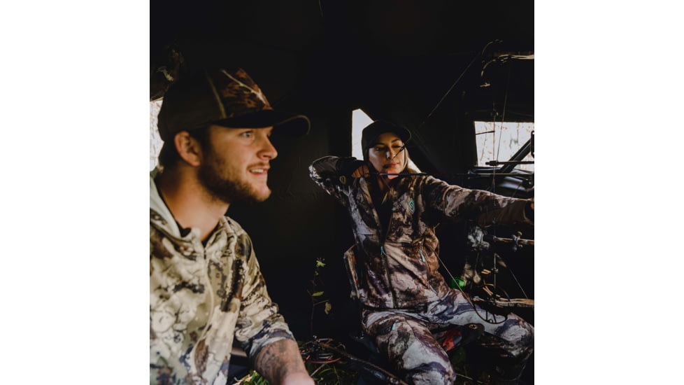 Barronett Blinds Wide Side 95 Hunting Blind, Crater Harvest, 75 x 79 x 95, WS95CH