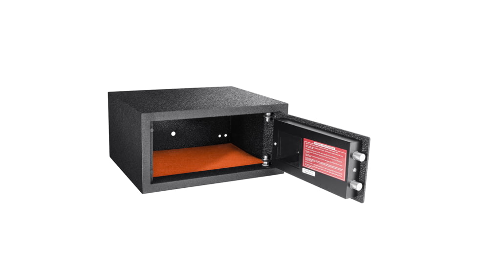 Barska 0.46 Cubic Fit HQ100 Biometric Keypad Safe, Black, Small, AX12888