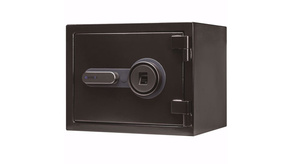 Barska 0.75 Cu Ft Biometric Fireproof Safe, Black, Small, AX13498