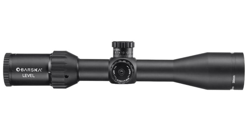 Barska 1.5-6x44mm Level Rifle Scope,Illuminated MOA Reticle, Black, Medium AC12780