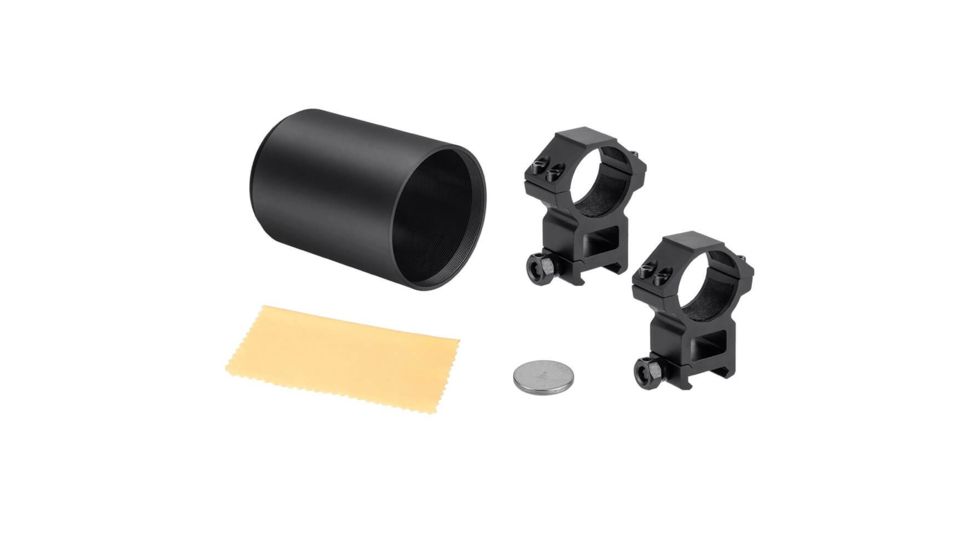 Barska 1.5-6x44mm Level Rifle Scope,Illuminated MOA Reticle, Black, Medium AC12780