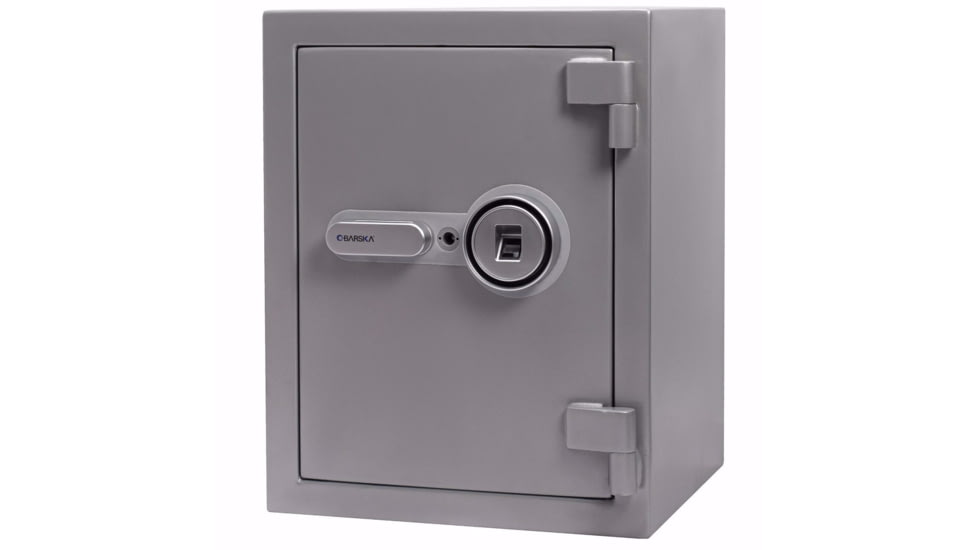 Barska 1.64 Cu Ft Biometric Fireproof Safe, Grey, Medium, AX13494