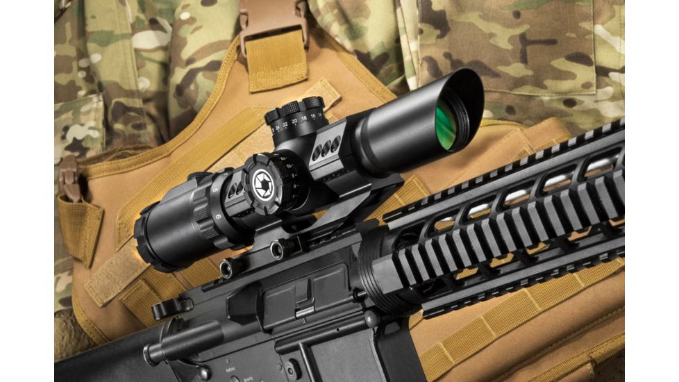 Barska 1-6x32 IR,SWAT AR Rifle Scope,35mm Tube,Red/Green Illuminated Reticle AC12138