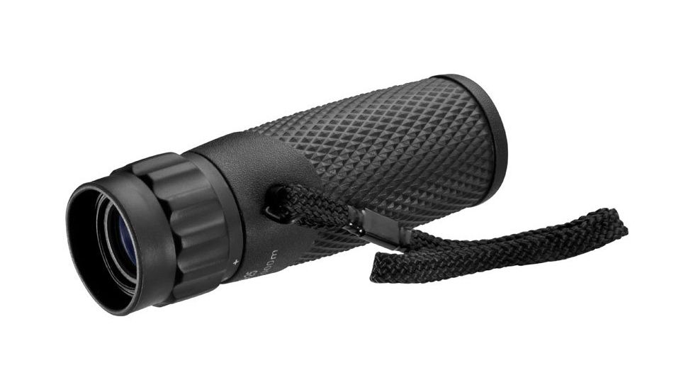 Barska 10x25 WP Blackhawk Monocular, BK7, Green Lens, Black AA12130