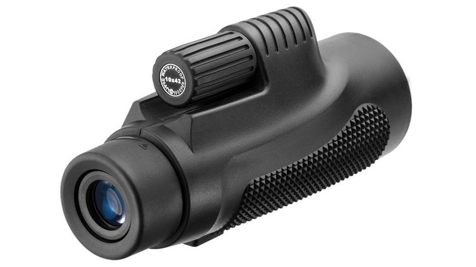 Barska 10X42 Waterproof Level Monocular, BK-7 Prism, Multi-Coated Optics, Black AA12538
