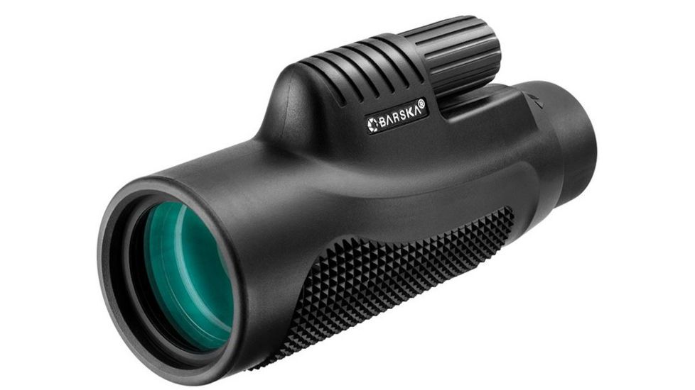 Barska 10X42 Waterproof Level Monocular, BK-7 Prism, Multi-Coated Optics, Black AA12538