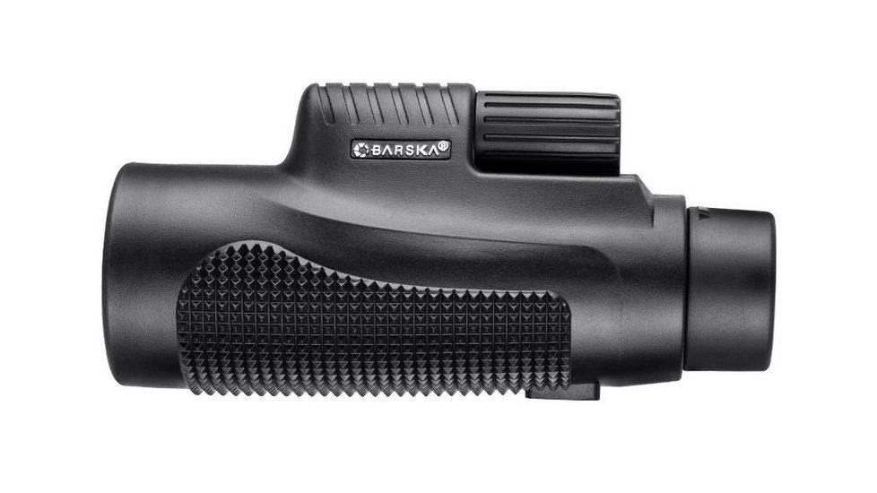 Barska 10X42 Waterproof Level Monocular, BK-7 Prism, Multi-Coated Optics, Black AA12538