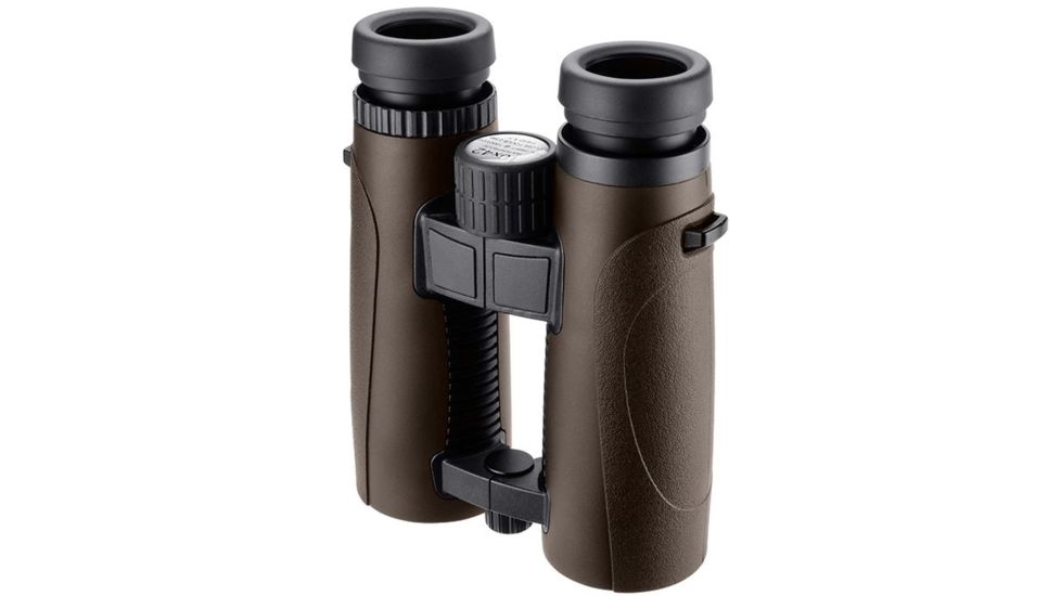 Barska 10x42mm WP Embark Binoculars, Roof Prism, BAK-4, Right Eye Diopter, Brown AB12680