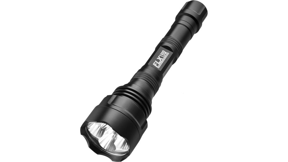 Barska 1200 Lumen High Power Tactical Flashlight, Black - BA11630