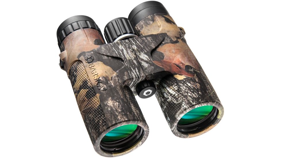 Barska 12x42 WP Blackhawk, Bak-4, Green Lens, Mossy Oak Break-Up, Black AB11848