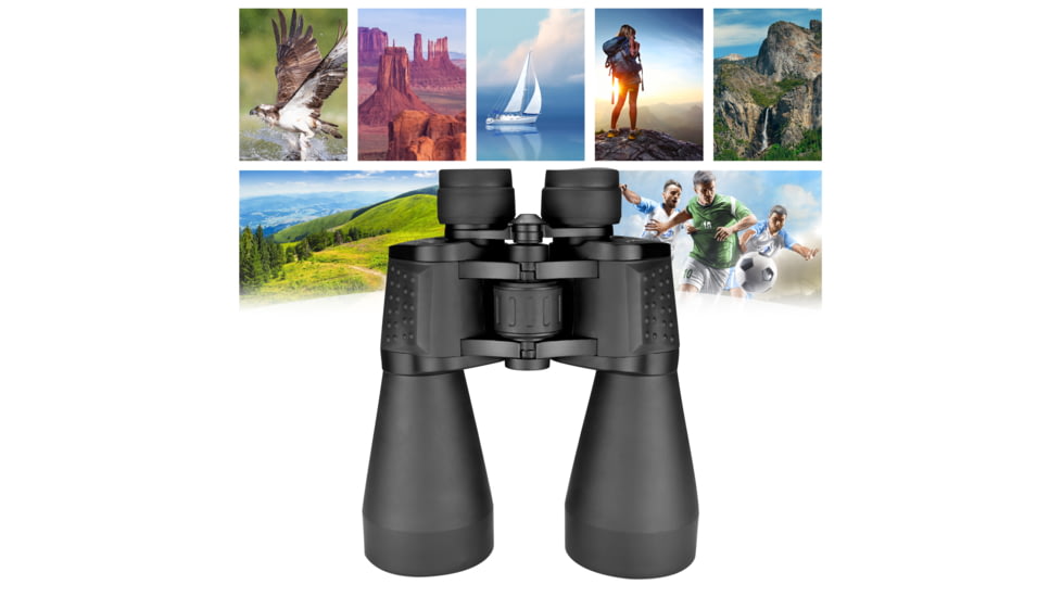 Barska 12x60mm X-Trail Porro Binoculars, Black, Medium, AB13648
