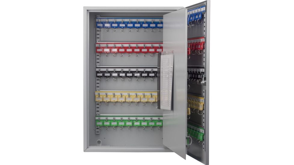 Barska 150 Position Key Cabinet with Key Lock, Grey, Medium CB13236