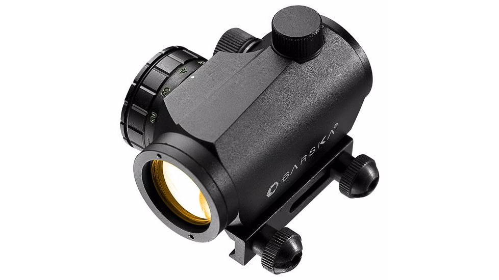Barska 1x20 Dual Green/Red Dot Scope, Black, Dovetail/Weaver Base AC11586