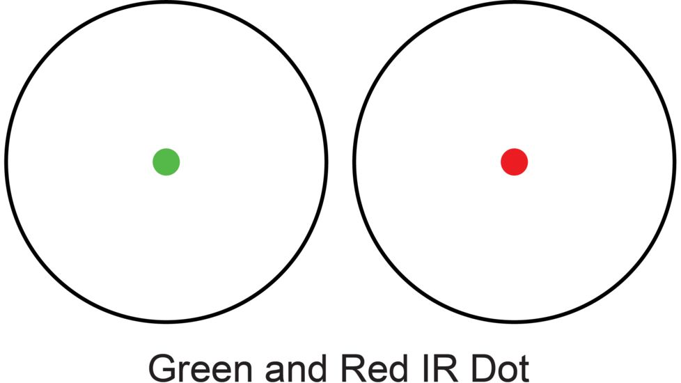 Barska 1x30mm Red/Green Dot, Short, Length 4in. 113839