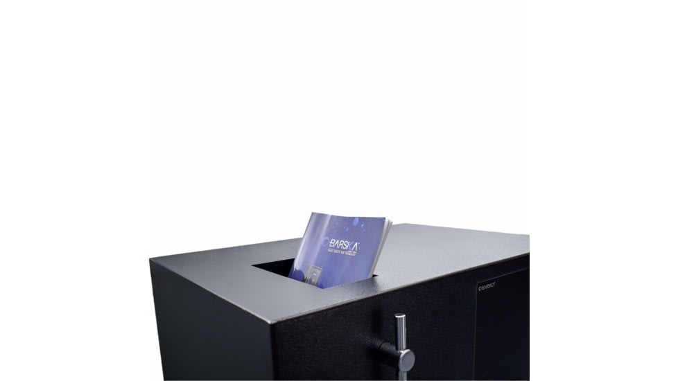 Barska 2.58/4.68 Cu Ft Rotary Two Keypad Depository Security Safe, Black, Large, AX13522