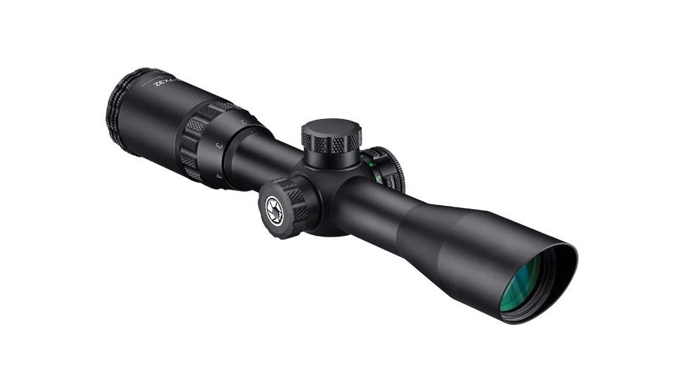 Barska 2-7X32 IR Blackhawk Rifle Scope, 1in, Illuminated Mil-Dot Reticle, Black Matte, AC12449