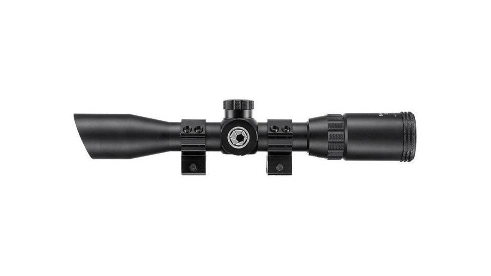 Barska 2-7X32 IR Blackhawk Rifle Scope, 1in, Illuminated Mil-Dot Reticle, Black Matte, AC12449