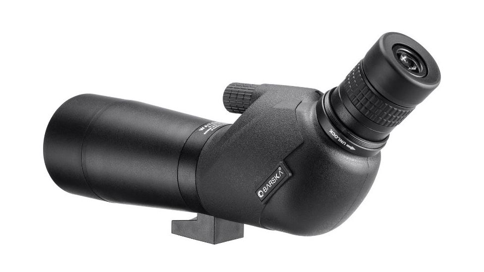 Barska 20-60x60 WP Naturescape Spotting Scope, Angled w/Tripod, Black AD12684