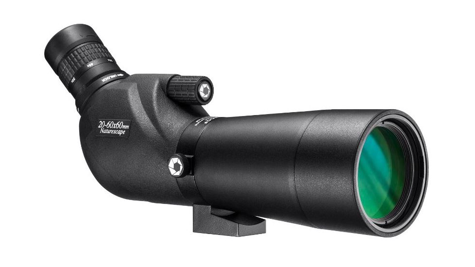 Barska 20-60x60 WP Naturescape Spotting Scope, Angled w/Tripod, Black AD12684