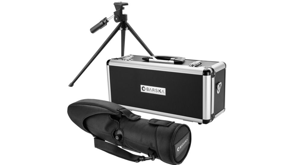 Barska 20-60x65 WP Level Spotting Scope,Black,Straight AD12354