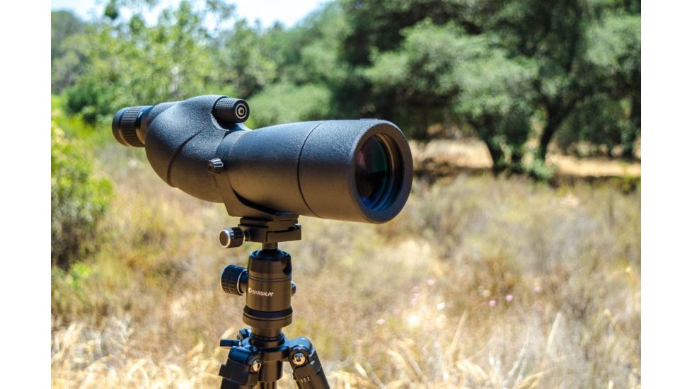 Barska 20-60x65 WP Level Spotting Scope,Black,Straight AD12354