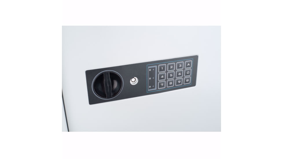 Barska 240 Key Cabinet Digital Wall Safe, White, Large, AX13368