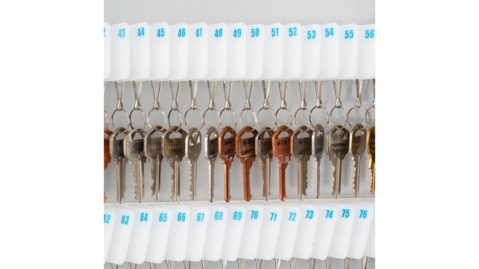 Barska 240 Key Lock Box Security Safe, White Tag, Steel, White, Outer Size 15 x 5.5 x 21.75 in CB12494