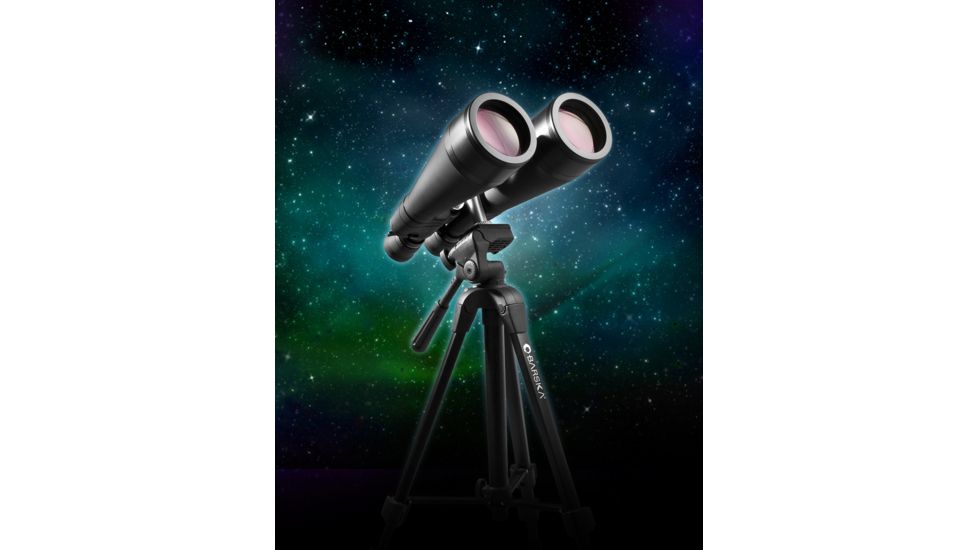 Barska 25-125x80 Gladiator Zoom Porro BaK-4 Prism Binoculars, Black AB10594