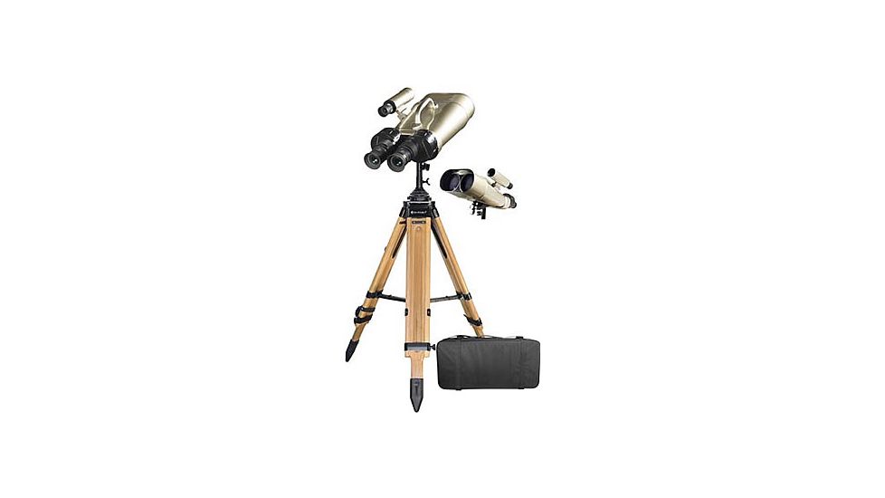 Barska 25x, 62x100 Encounter Jumbo Observation Binoculars w/ 7x50 Finderscope, Case, Tripod AB11192