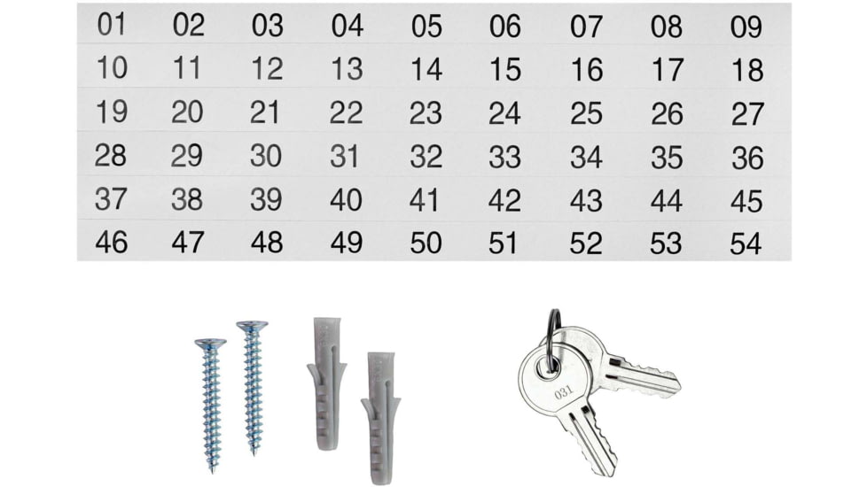 Barska 27 Key Lock Box, Green Tags, Gray, Small, CB13756