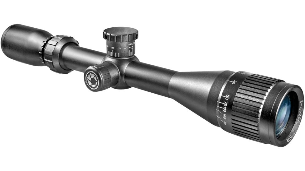 Barska 3-12x40 AO .17 Hot Magnum Rifle Scope, 30/30 Reticle AC10848