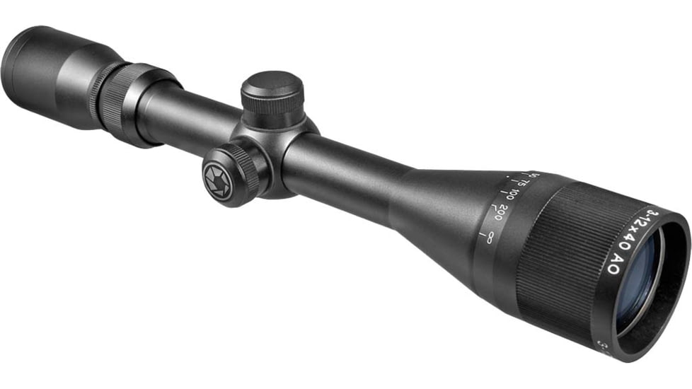 Barska 3-12X40 AO, Airgun Rifle Scope, 30/30 reticle, Matte Finish, Black AC12676