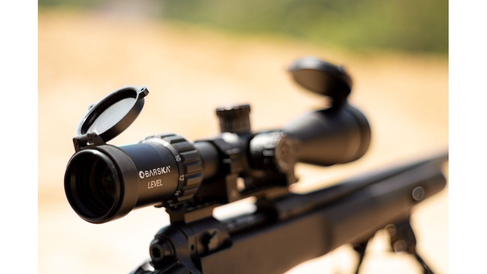 Barska 3-12x50mm Level Rifle Scope, Illuminated MOA Reticle, Black, Medium AC12782