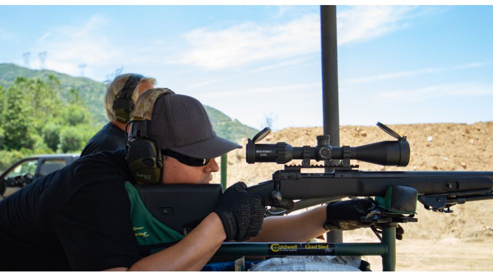 Barska 3-12x50mm Level Rifle Scope, Illuminated MOA Reticle, Black, Medium AC12782