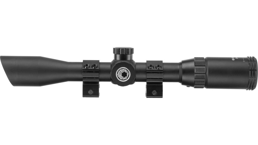 Barska 3-9x32 IR Blackhawk Rifle Scope, 1in, Illuminated Mil-Dot Reticle, Black Matte, AC12451