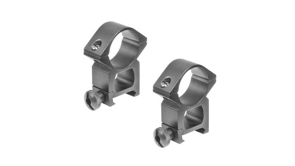 Barska 3-9x40 Millimeter Rubber Armor Contour Rifle Scope - 4A Mil Plex Illuminated Reticle with rings