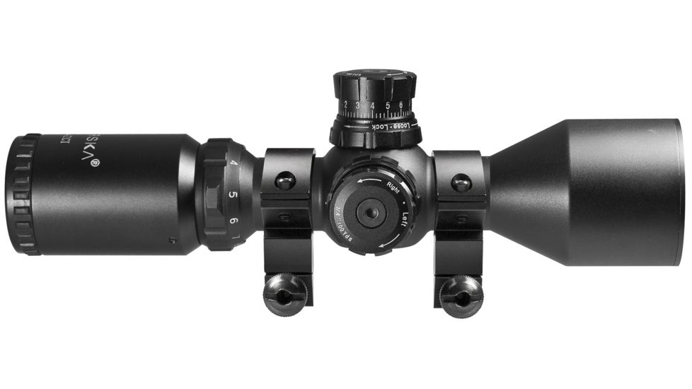 Barska 3-9X42 IR Contour 1in Rifle Scope, Matte, Mil Dot IR Dual Color Reticle - AC11422