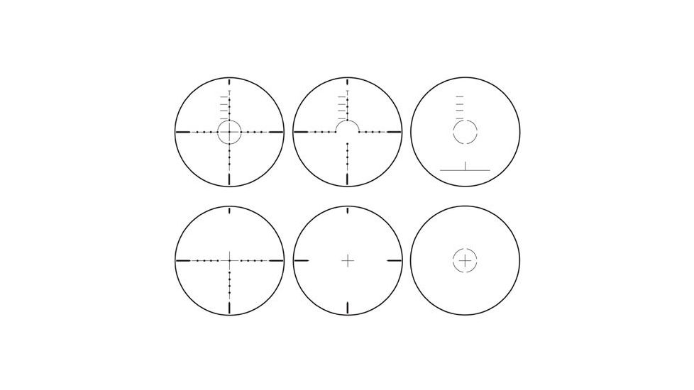 Barska 3-9x44 Interchangeable Reticle Rifle Scope - included reticles