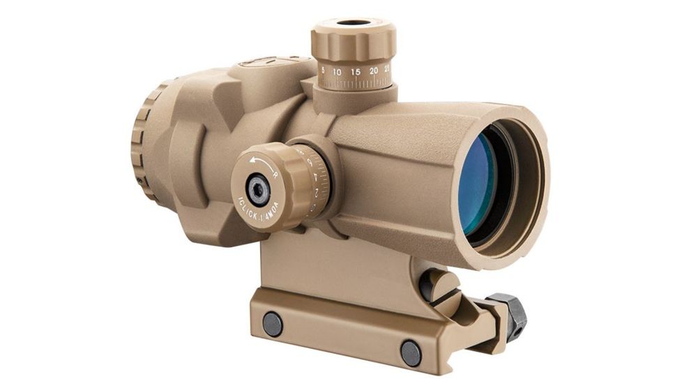 Barska 3x30mm ARX-Pro Prism Rifle Scope, 1/4 MOA, Rubber Armored, Tan AC12690