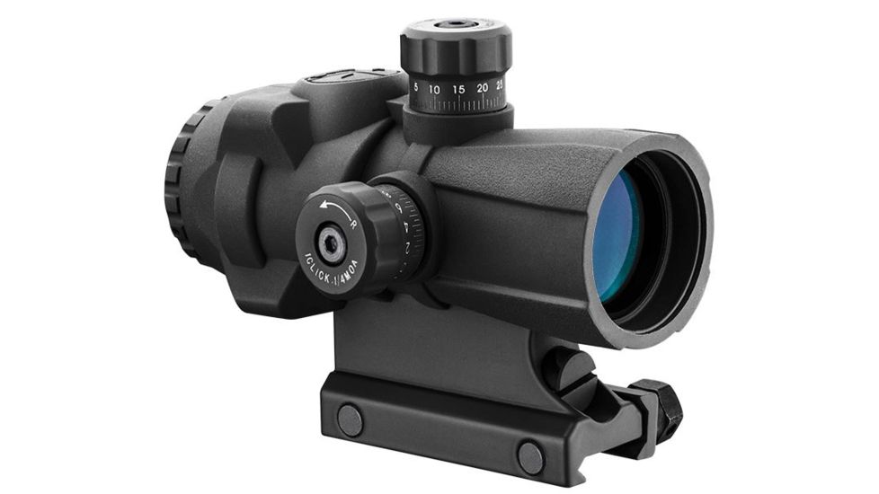 Barska 3x30mm ARX-Pro Prism Rifle Scope, 1/4 MOA, Rubber Armored, Black AC12692
