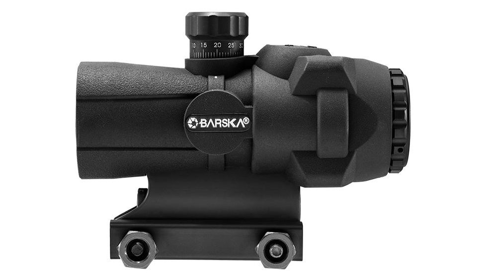Barska 3x30mm ARX-Pro Prism Rifle Scope, 1/4 MOA, Rubber Armored, Black AC12692