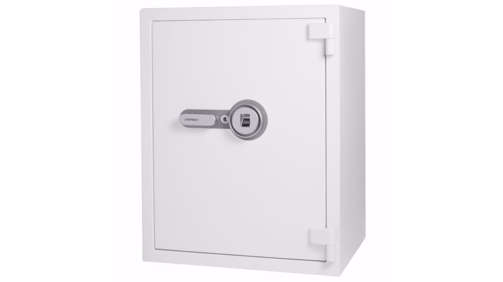 Barska 4.48 Cu Ft Biometric Fireproof Safe, White, Large, AX13496