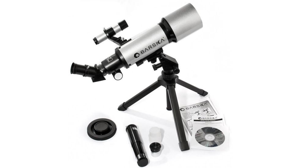 Barska 40070, 88x 70mm Compact Refractor Telescope, w/ Tripod &amp; Carrying Case - AE10100