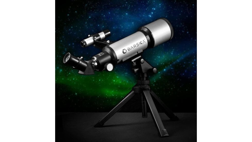 Barska 40070, 88x 70mm Compact Refractor Telescope, w/ Tripod &amp; Carrying Case - AE10100